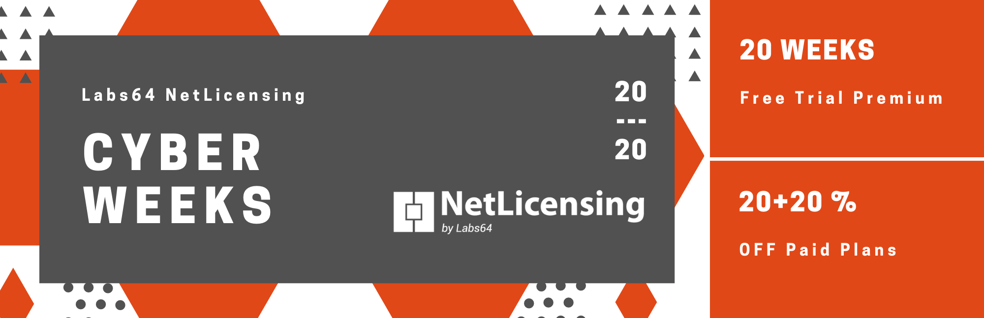 Labs64 NetLicensing - Cyber Weeks Offer - 2020