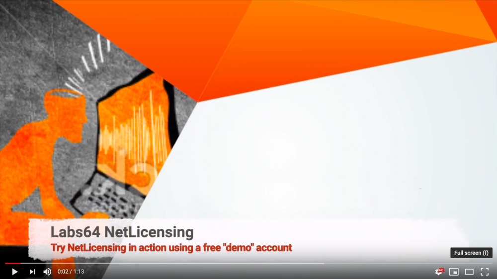 How To: NetLicensing demo account