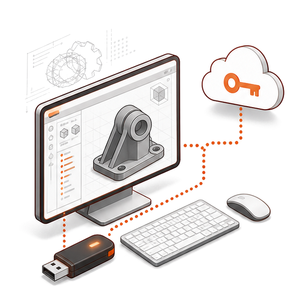 CAD/CAE Vendor: Dongle to Hybrid Licensing