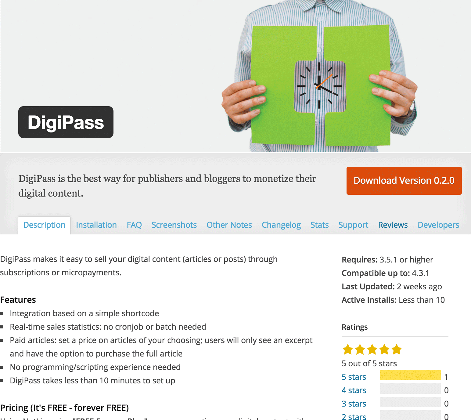 Wordpress Plugin: DigiPass